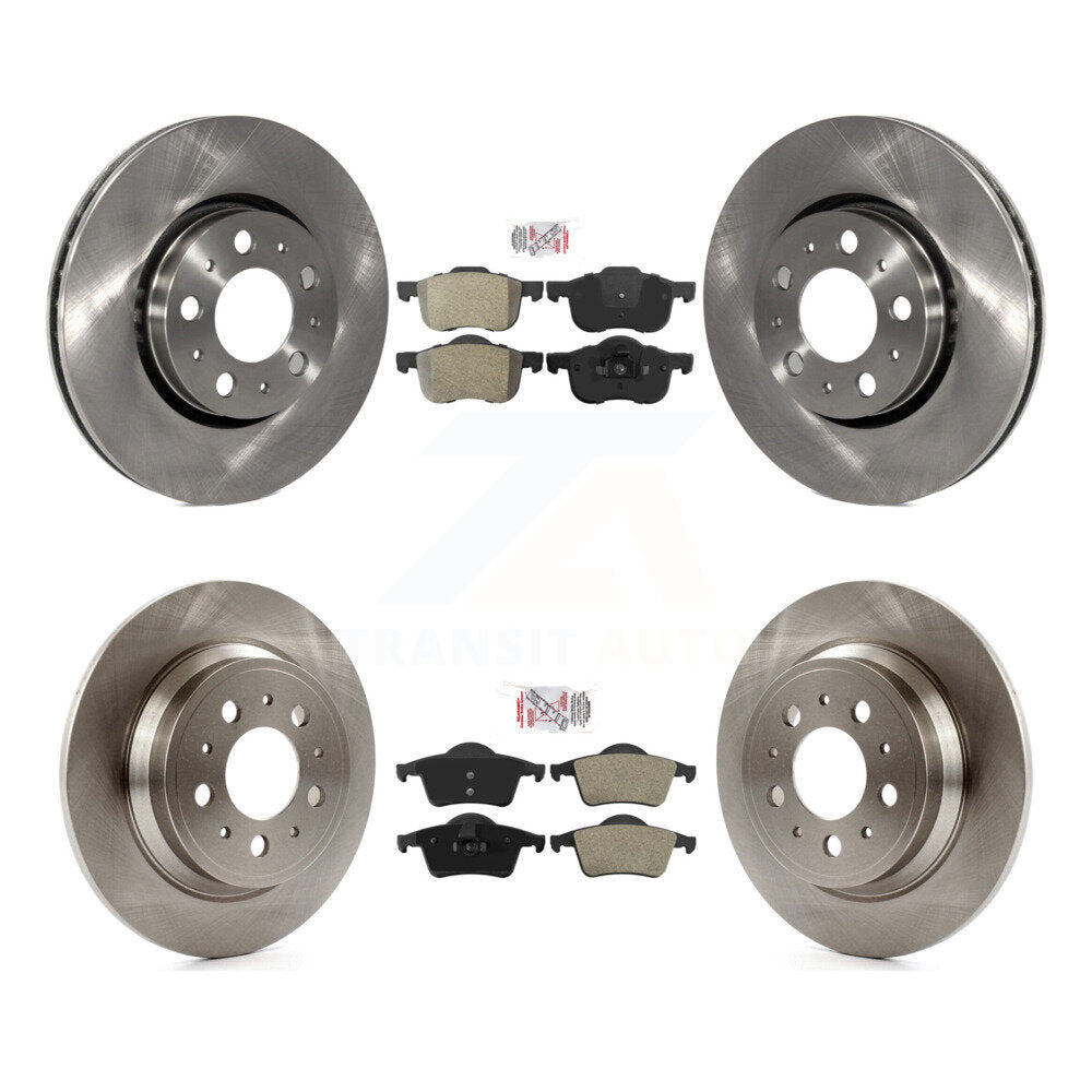Transit Auto K8A-103278 Disc Brake Kit for 1999-2009 Volvo S60, Volvo S80, Volvo V70 & more - Front and Rear product image
