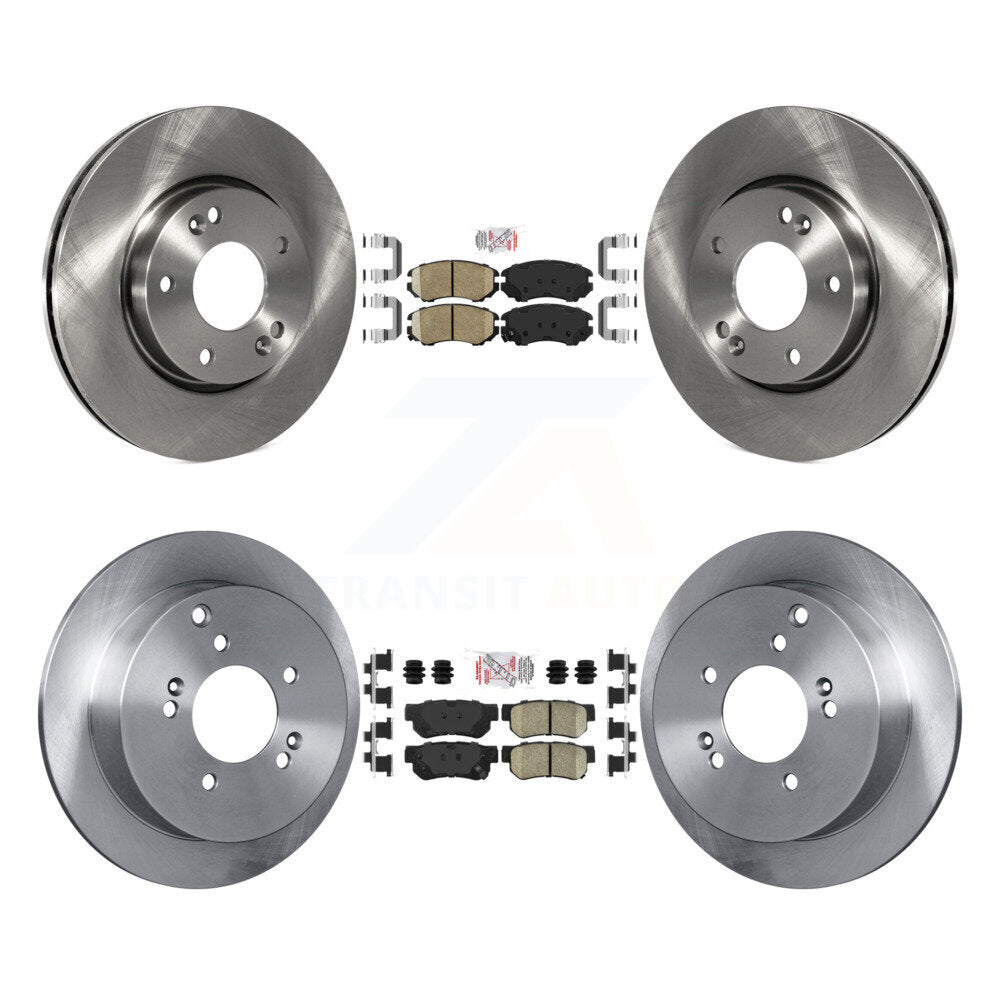 Transit Auto K8A-103293 Disc Brake Kit for 2005-2010 Hyundai Tucson, Kia Sportage - Front and Rear product image