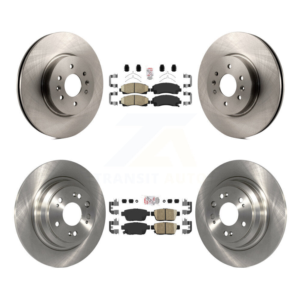 Transit Auto K8A-103324 Disc Brake Kit for 2009-2014 Acura TL - Front and Rear product image