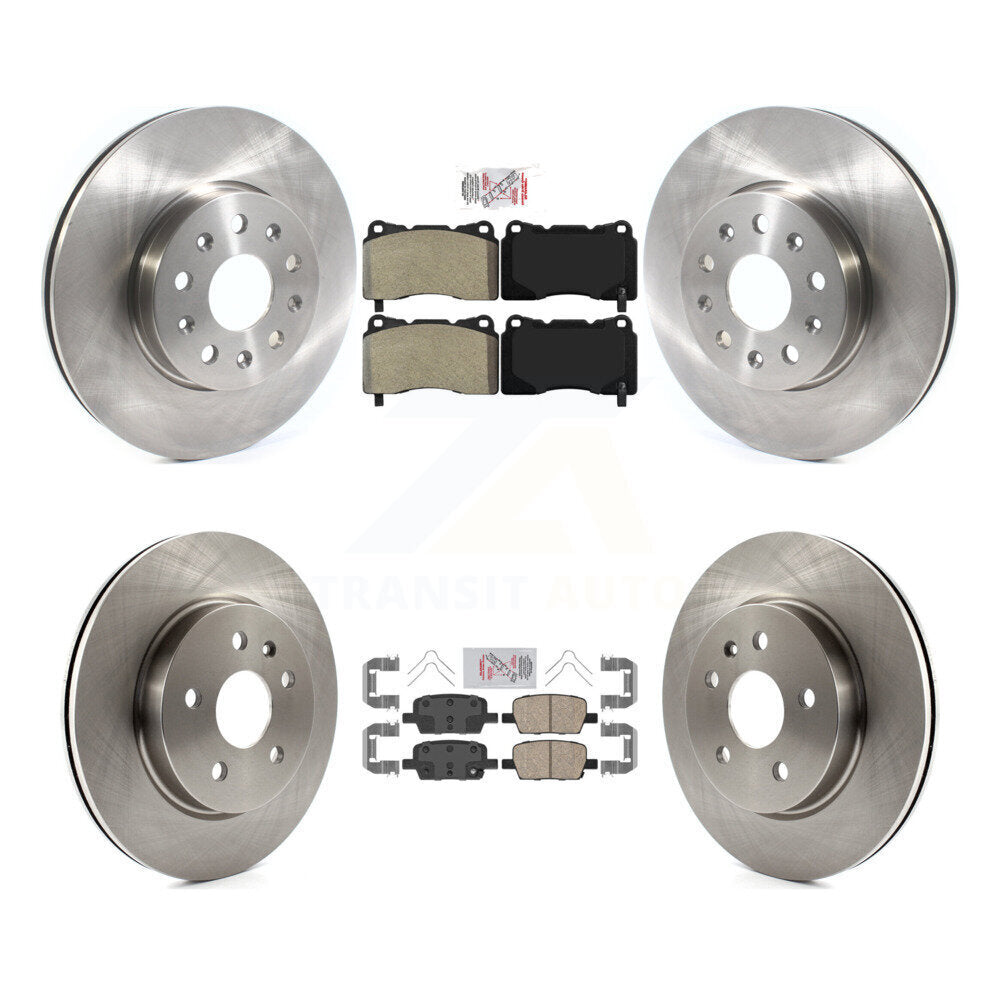 Transit Auto K8A-103340 Disc Brake Kit for 2016-2022 Chevrolet Camaro, Cadillac CT6 - Front and Rear product image