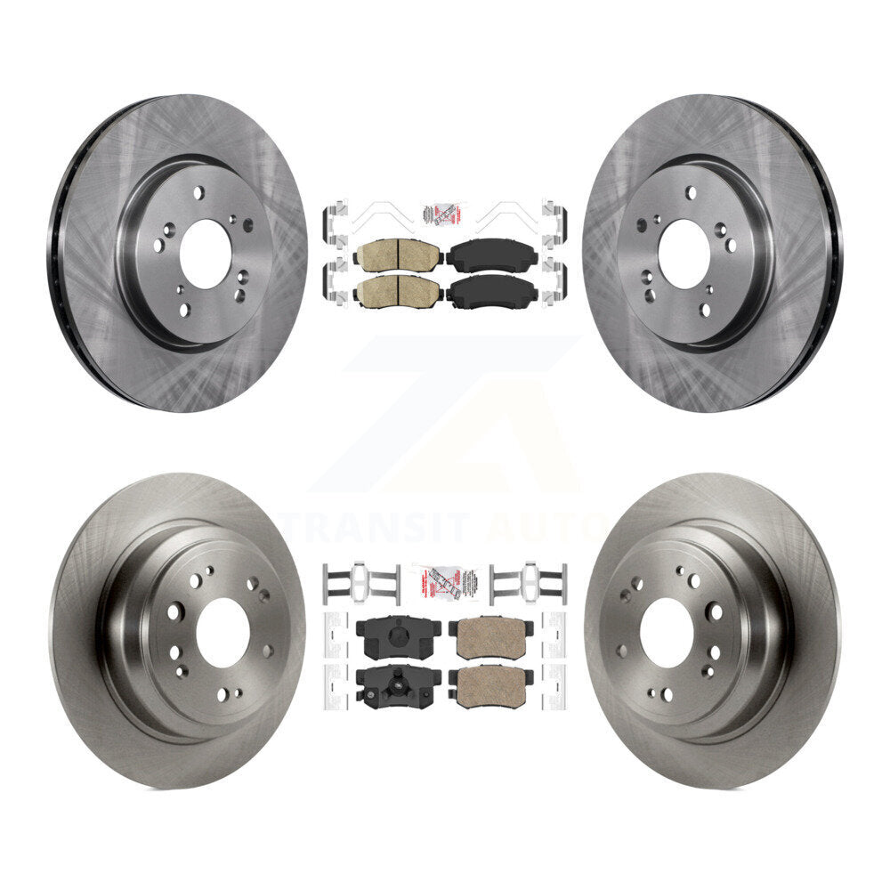 Transit Auto K8A-103384 Disc Brake Kit for 2010-2015 Honda Crosstour, Honda Accord Crosstour - Front and Rear product image