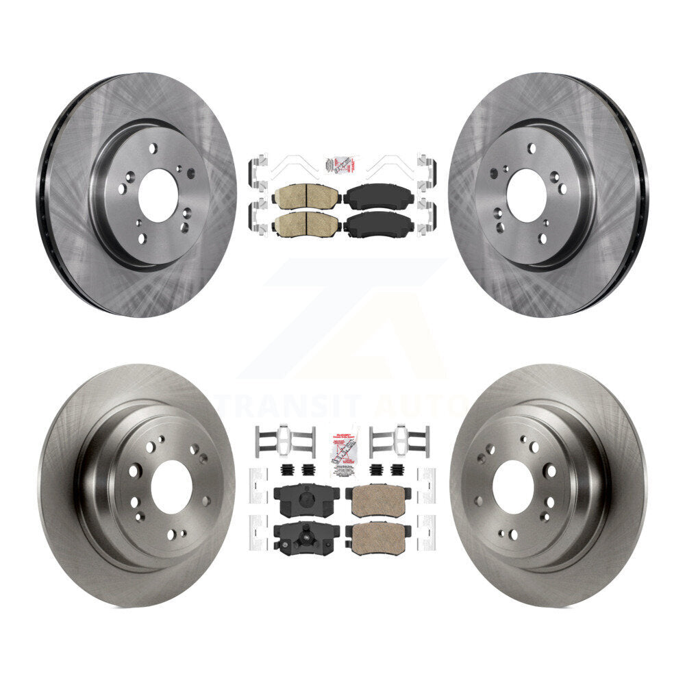 Transit Auto K8A-103385 Disc Brake Kit for 2010-2015 Honda Crosstour, Honda Accord Crosstour - Front and Rear product image