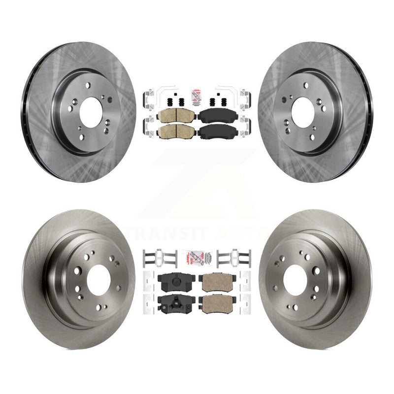 Transit Auto K8A-103386 Disc Brake Kit for 2010-2015 Honda Crosstour, Honda Accord Crosstour - Front and Rear product image