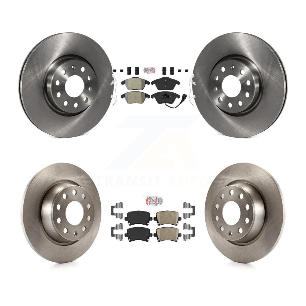 Transit Auto K8A-103421 Disc Brake Kit for 2008-2017 Volkswagen CC, Volkswagen GTI, Volkswagen Passat & more - Front and Rear product image