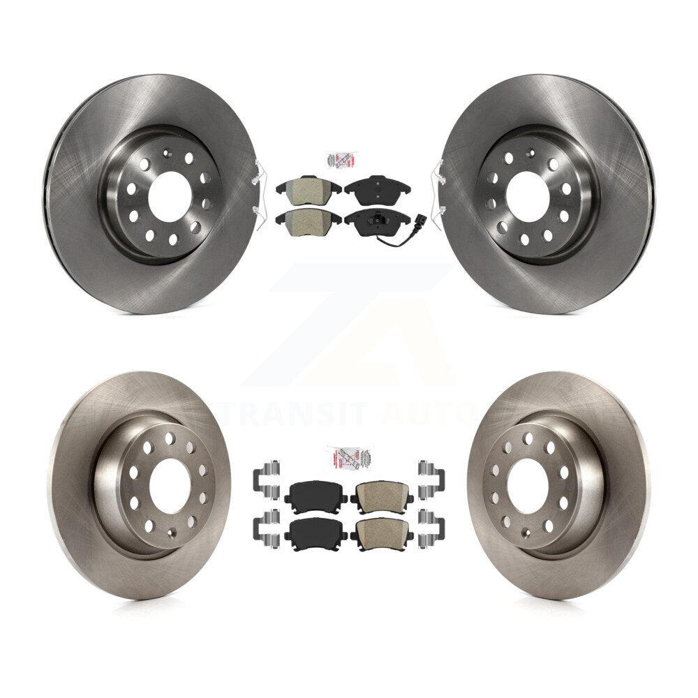 Transit Auto K8A-103422 Disc Brake Kit for 2008-2017 Volkswagen CC, Volkswagen GTI, Volkswagen Passat & more - Front and Rear product image