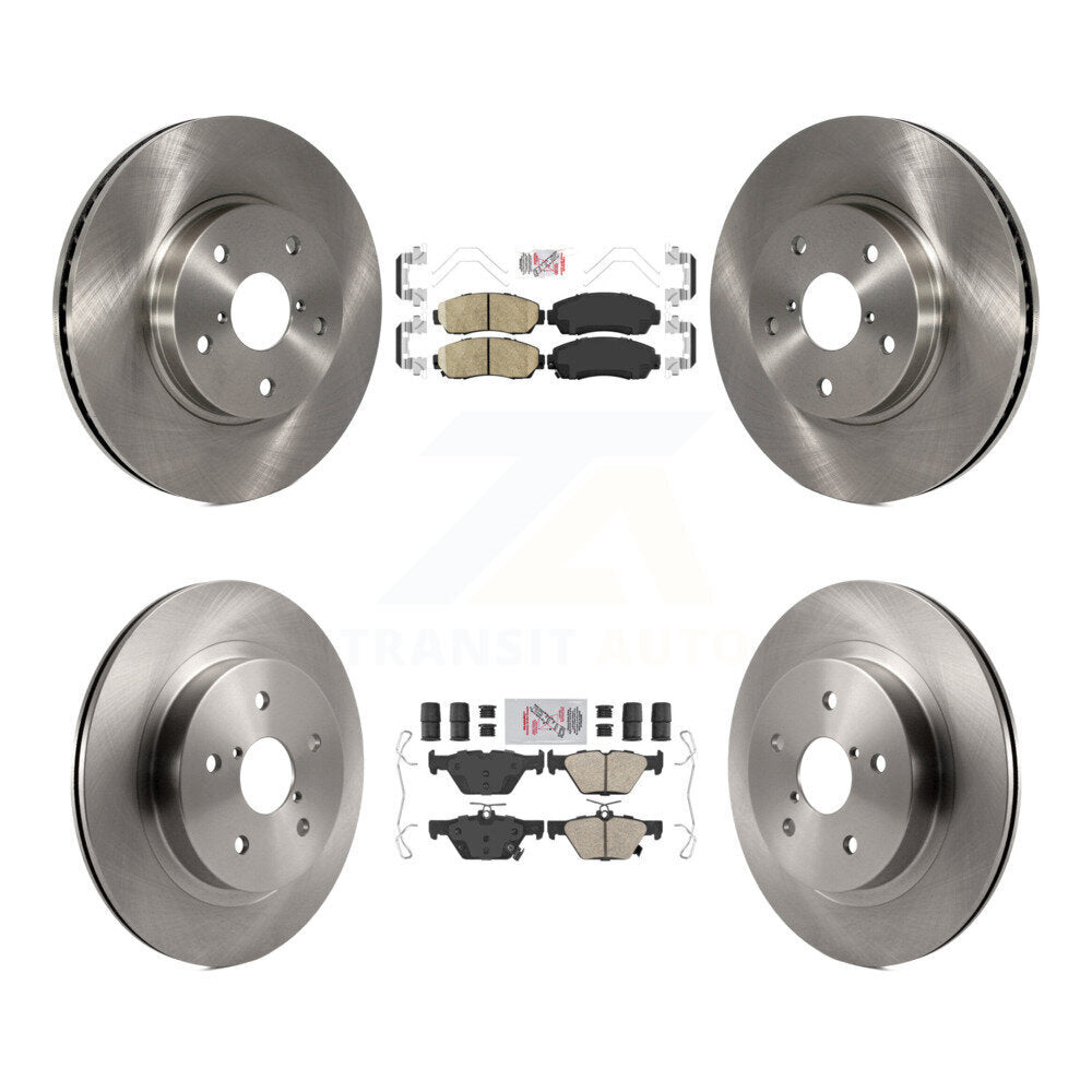 Transit Auto K8A-103466 Disc Brake Kit for 2016-2019 Subaru Legacy - Front and Rear product image