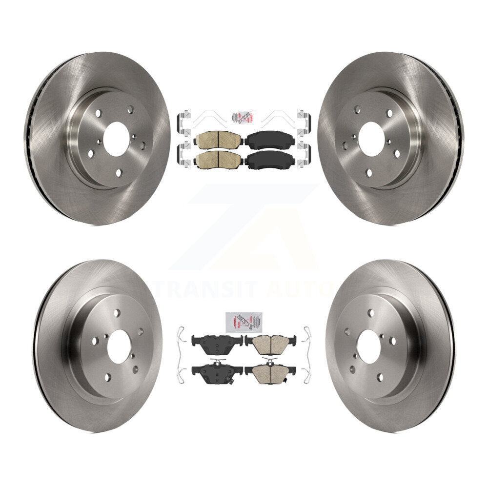 Transit Auto K8A-103467 Disc Brake Kit for 2016-2019 Subaru Legacy - Front and Rear product image