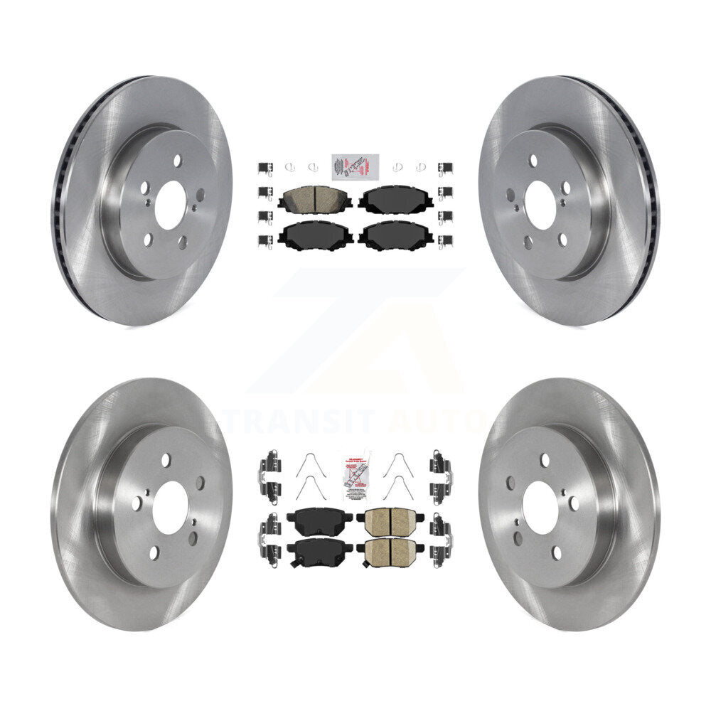 Transit Auto K8A-103472 Disc Brake Kit for 2019 Toyota Corolla - Front and Rear product image