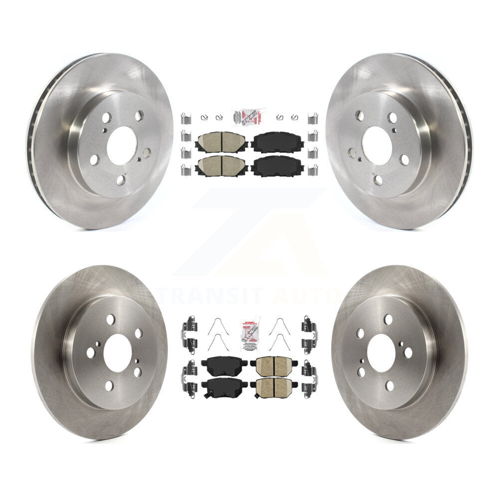 Transit Auto K8A-103581 Disc Brake Kit for 2016-2022 Toyota Corolla, Toyota Prius AWD-e, Toyota Prius Prime & more - Front and Rear product image