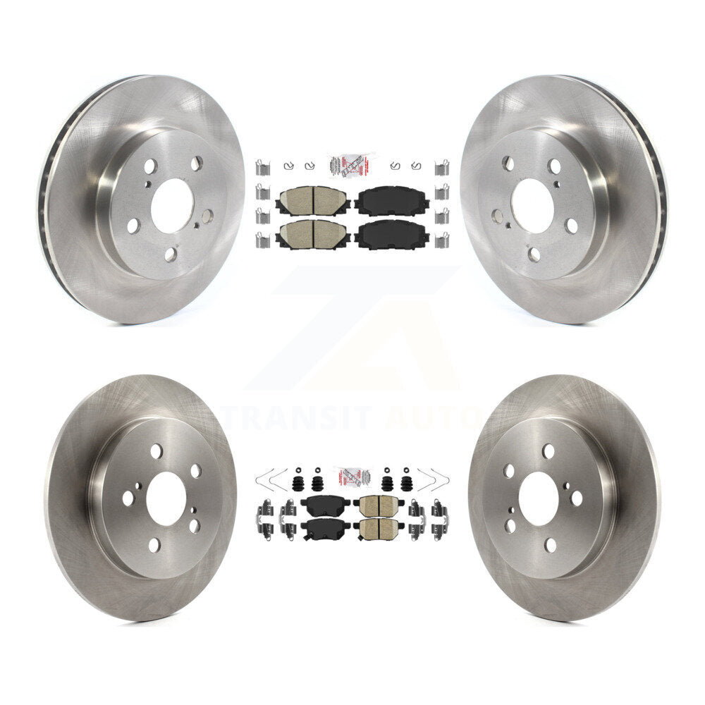 Transit Auto K8A-103582 Disc Brake Kit for 2016-2022 Toyota Corolla, Toyota Prius AWD-e, Toyota Prius Prime & more - Front and Rear product image