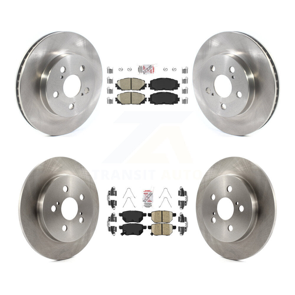 Transit Auto K8A-103583 Disc Brake Kit for 2016-2022 Toyota Corolla, Toyota Prius AWD-e, Toyota Prius Prime & more - Front and Rear product image