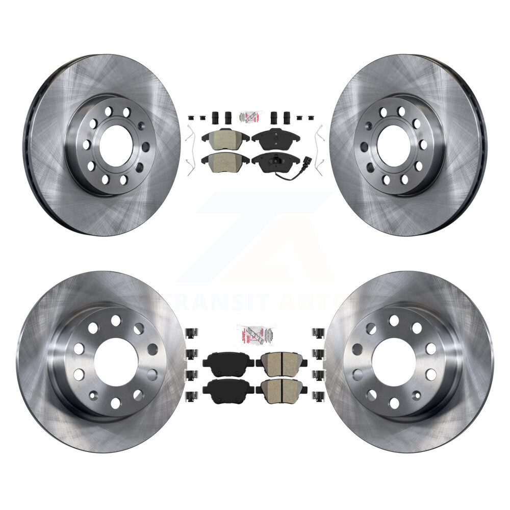 Transit Auto K8A-103607 Disc Brake Kit for 2017-2018 Volkswagen Jetta - Front and Rear product image