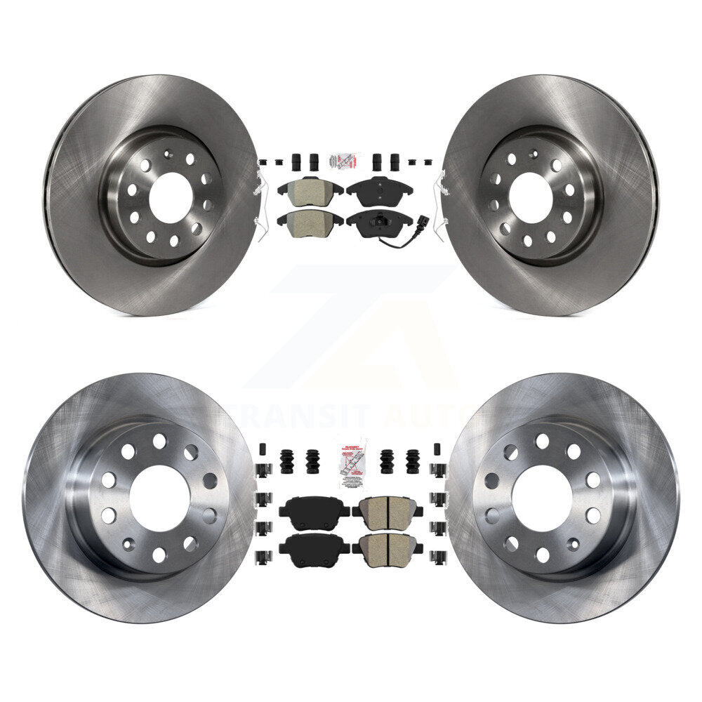 Transit Auto K8A-103610 Disc Brake Kit for 2017-2018 Volkswagen Jetta - Front and Rear product image