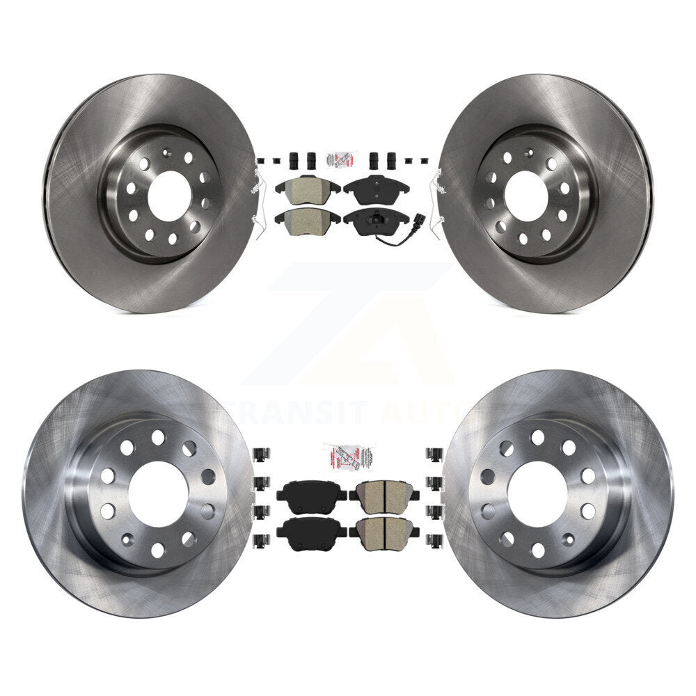 Transit Auto K8A-103611 Disc Brake Kit for 2017-2018 Volkswagen Jetta - Front and Rear product image