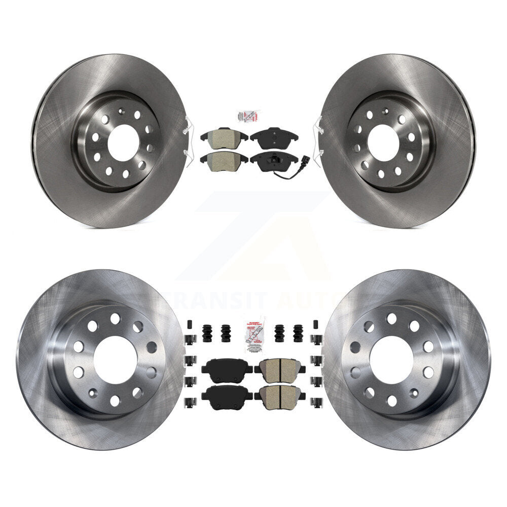 Transit Auto K8A-103612 Disc Brake Kit for 2017-2018 Volkswagen Jetta - Front and Rear product image