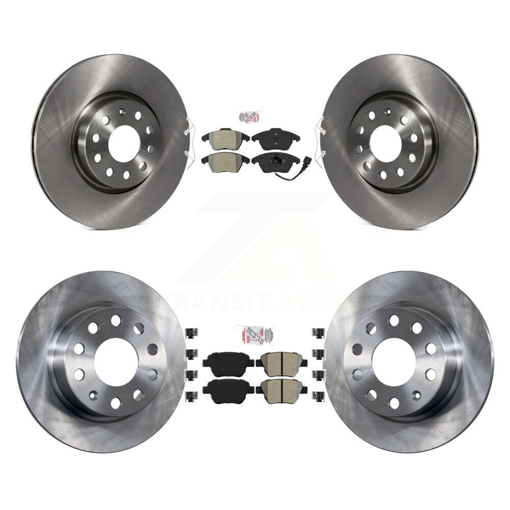 Transit Auto K8A-103613 Disc Brake Kit for 2017-2018 Volkswagen Jetta - Front and Rear product image