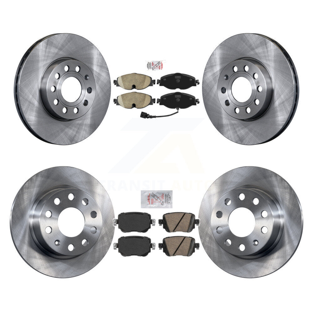 Transit Auto K8A-103615 Disc Brake Kit for 2015 Volkswagen Golf SportWagen - Front and Rear product image