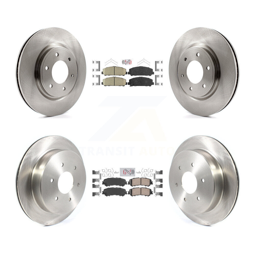 Transit Auto K8A-103638 Disc Brake Kit for 2017-2023 Nissan TITAN - Front and Rear product image