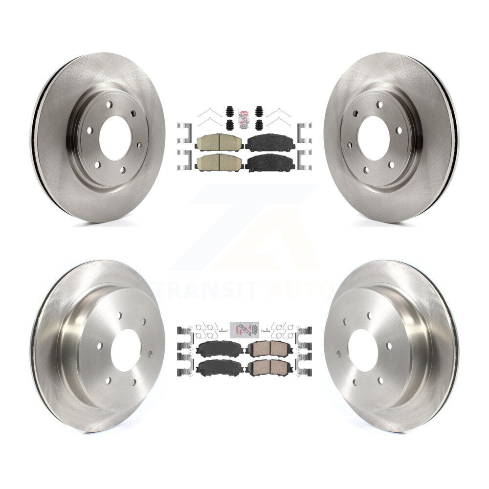 Transit Auto K8A-103639 Disc Brake Kit for 2017-2023 Nissan TITAN - Front and Rear product image