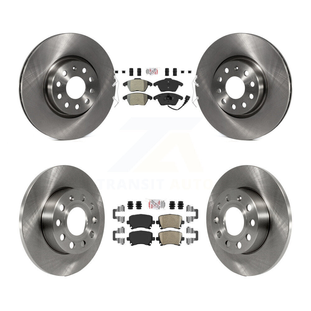 Transit Auto K8A-103658 Disc Brake Kit for 2006-2009 Audi A3, Audi A3 Quattro, Volkswagen Rabbit - Front and Rear product image