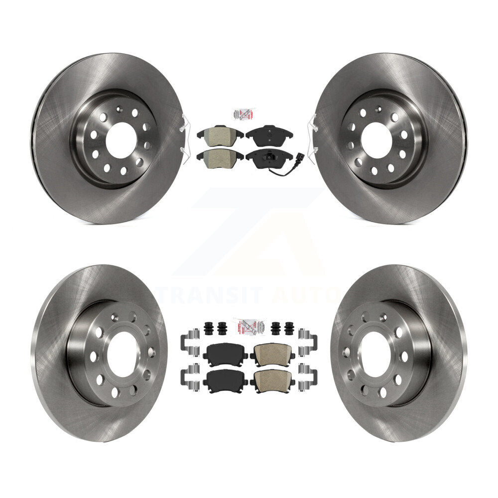 Transit Auto K8A-103661 Disc Brake Kit for 2006-2009 Audi A3, Audi A3 Quattro, Volkswagen Rabbit - Front and Rear product image