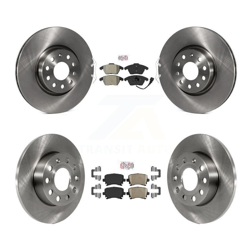 Transit Auto K8A-103662 Disc Brake Kit for 2006-2009 Audi A3, Audi A3 Quattro, Volkswagen Rabbit - Front and Rear product image