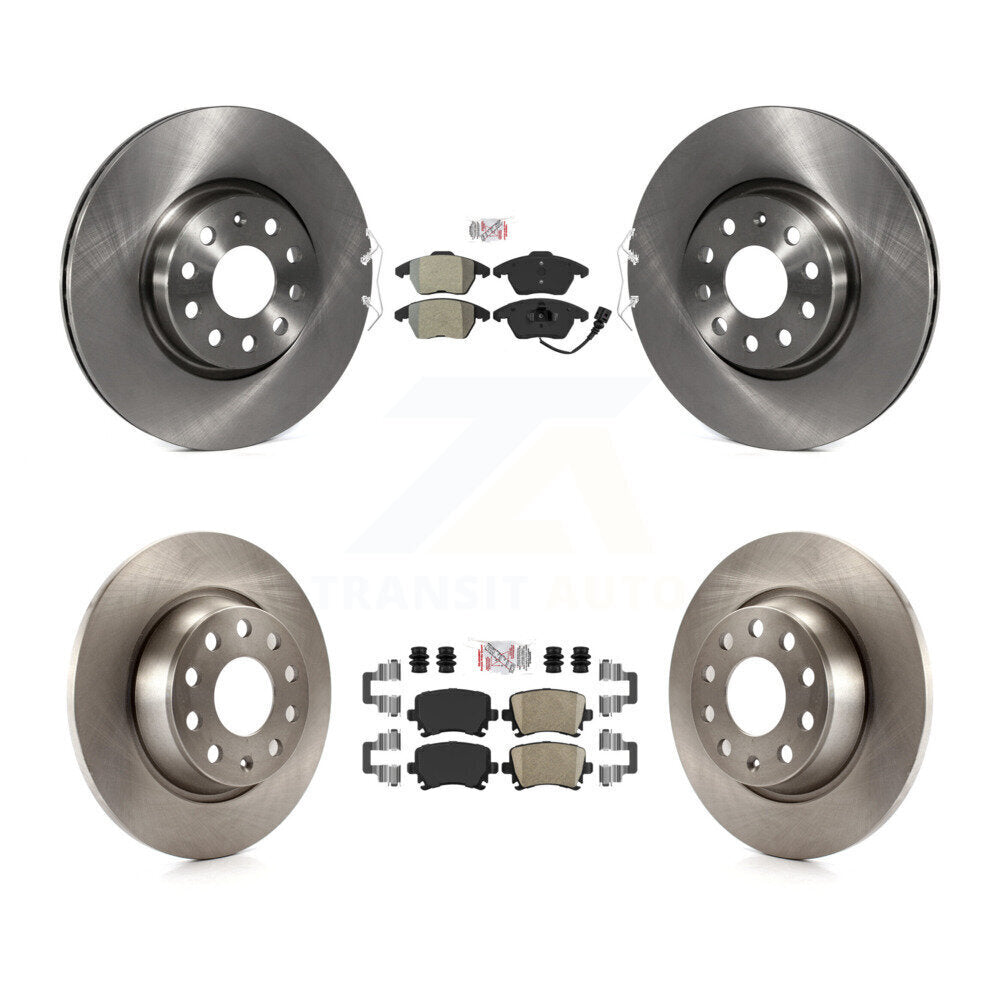 Transit Auto K8A-103663 Disc Brake Kit for 2008-2017 Volkswagen CC, Volkswagen GTI, Volkswagen Passat & more - Front and Rear product image