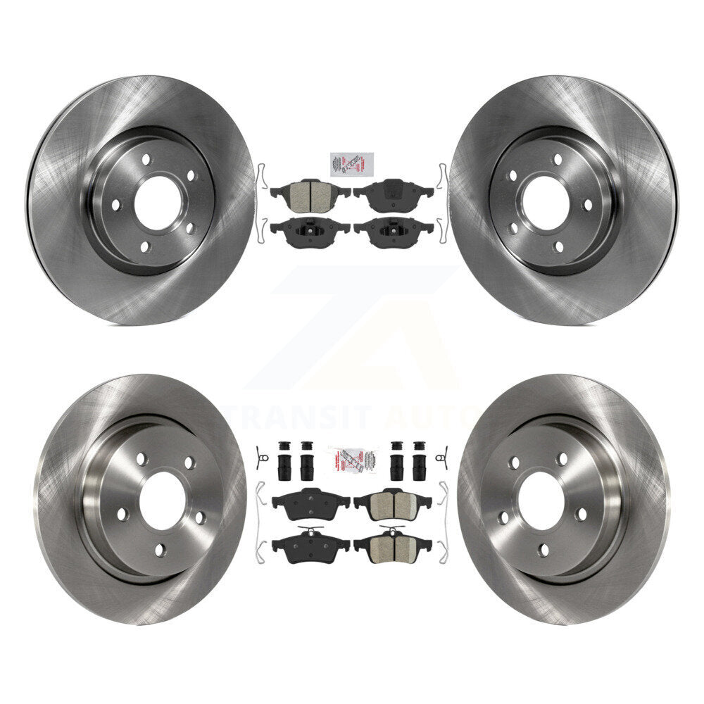 Transit Auto K8A-103678 Disc Brake Kit for 2004-2013 Volvo C30, Volvo C70, Volvo S40 & more - Front and Rear product image