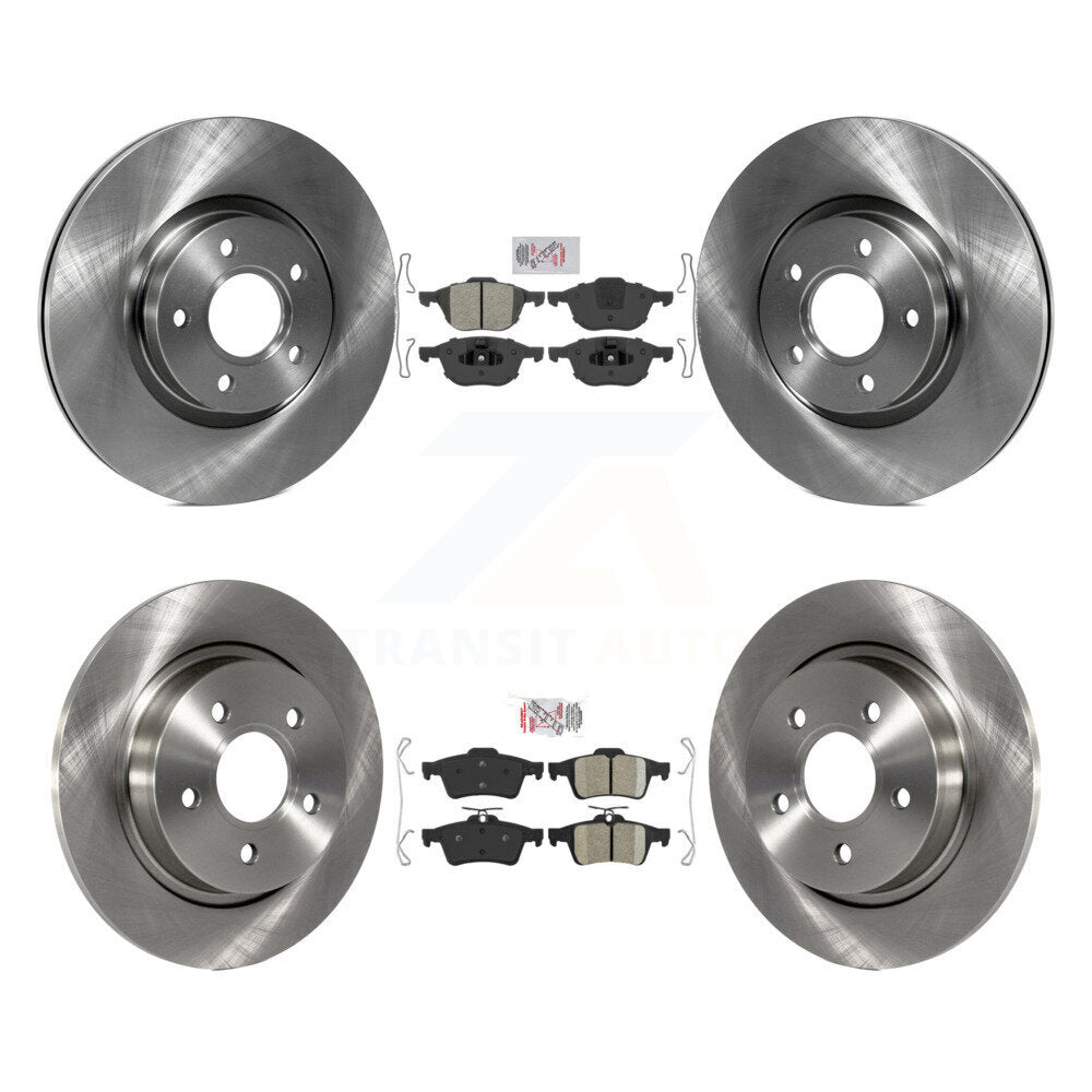 Transit Auto K8A-103679 Disc Brake Kit for 2004-2013 Volvo C30, Volvo C70, Volvo S40 & more - Front and Rear product image