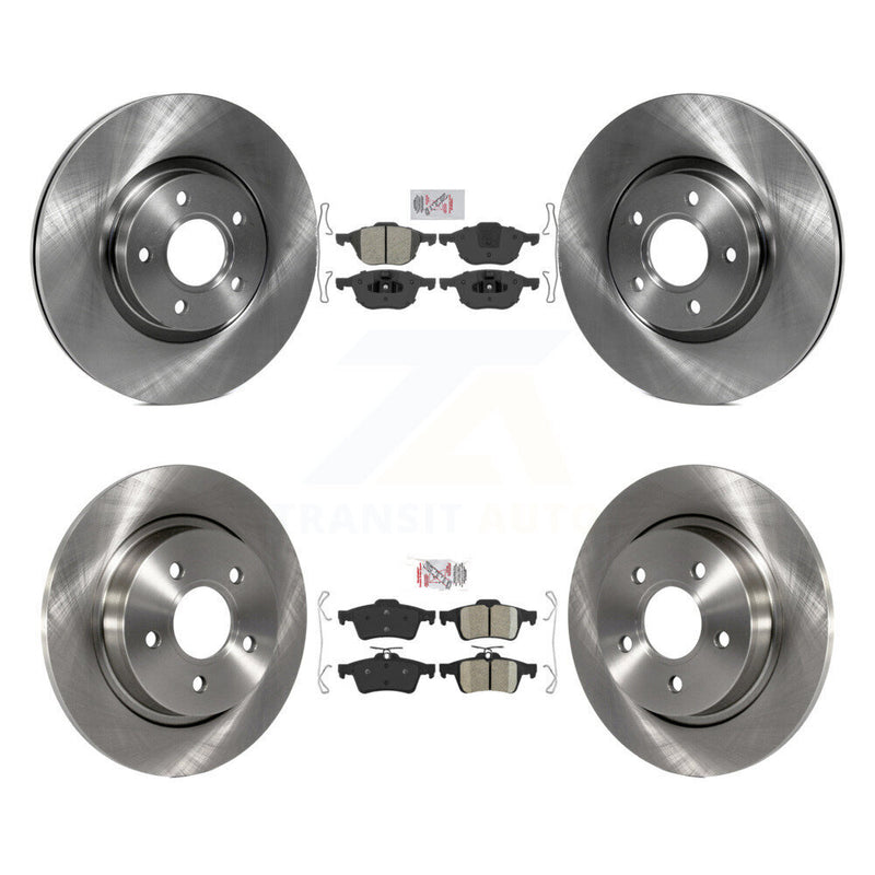 Transit Auto K8A-103679 Disc Brake Kit for 2004-2013 Volvo C30, Volvo C70, Volvo S40 & more - Front and Rear product image