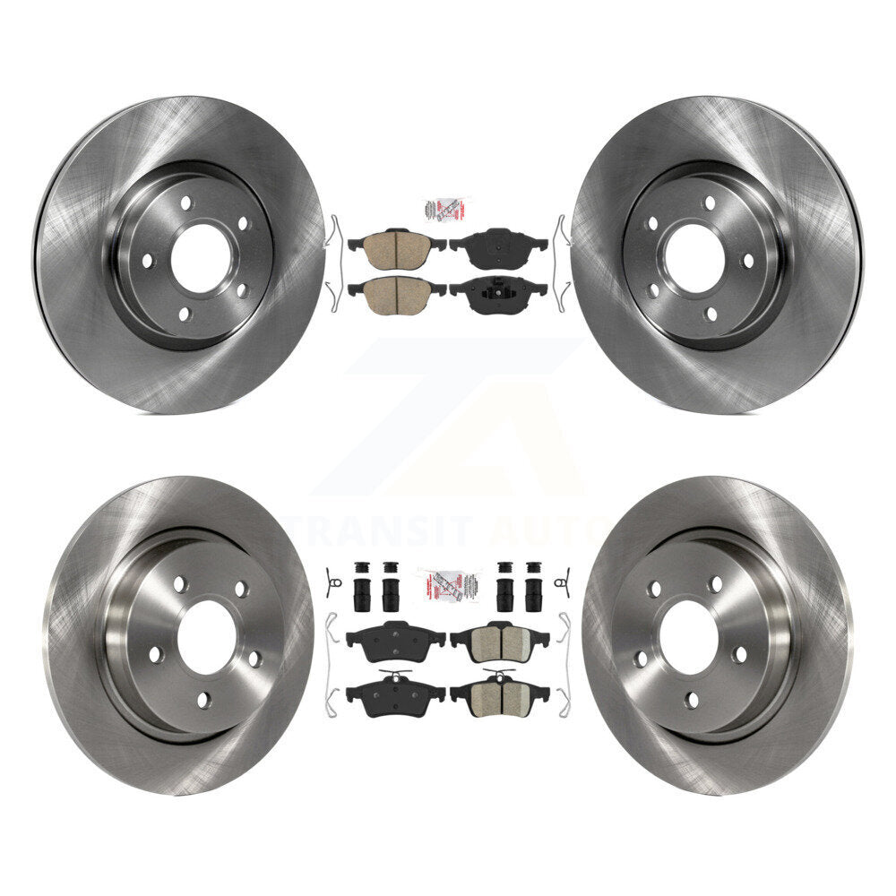 Transit Auto K8A-103681 Disc Brake Kit for 2004-2013 Volvo C30, Volvo C70, Volvo S40 & more - Front and Rear product image