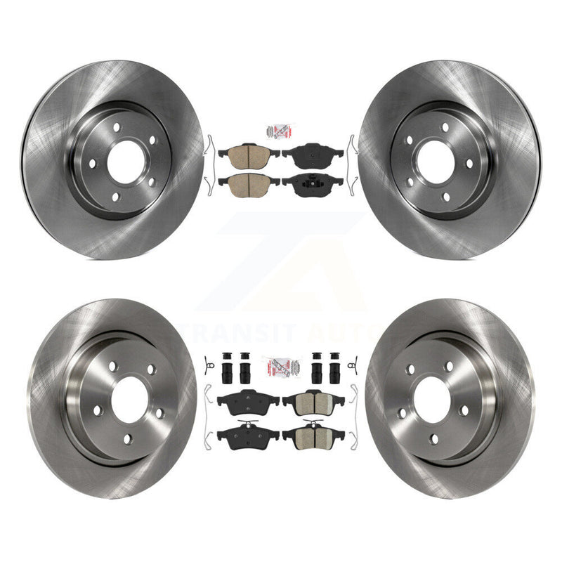 Transit Auto K8A-103681 Disc Brake Kit for 2004-2013 Volvo C30, Volvo C70, Volvo S40 & more - Front and Rear product image