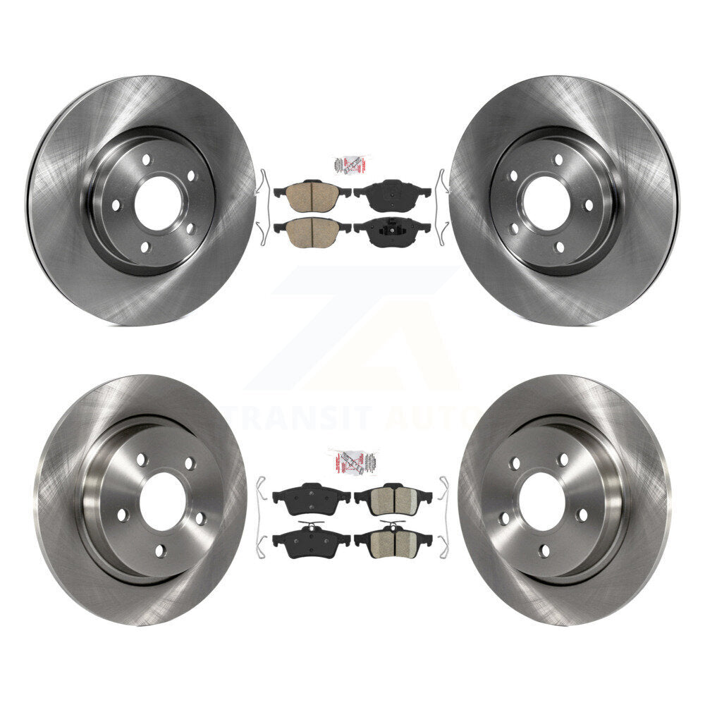 Transit Auto K8A-103682 Disc Brake Kit for 2004-2013 Volvo C30, Volvo C70, Volvo S40 & more - Front and Rear product image