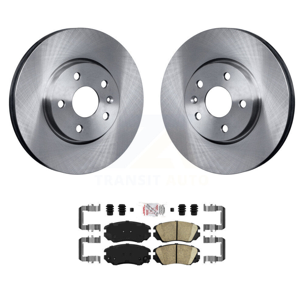 Transit Auto K8A-103723 Disc Brake Kit for 2010-2020 GMC Terrain, Chevrolet Malibu Limited, Chevrolet Impala & more - Front product image
