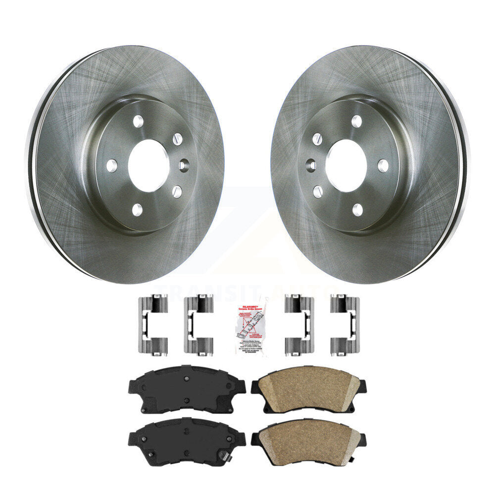 Transit Auto K8A-103764 Disc Brake Kit for 2011-2017 Chevrolet Cruze Limited, Chevrolet Sonic, Chevrolet Cruze - Front product image