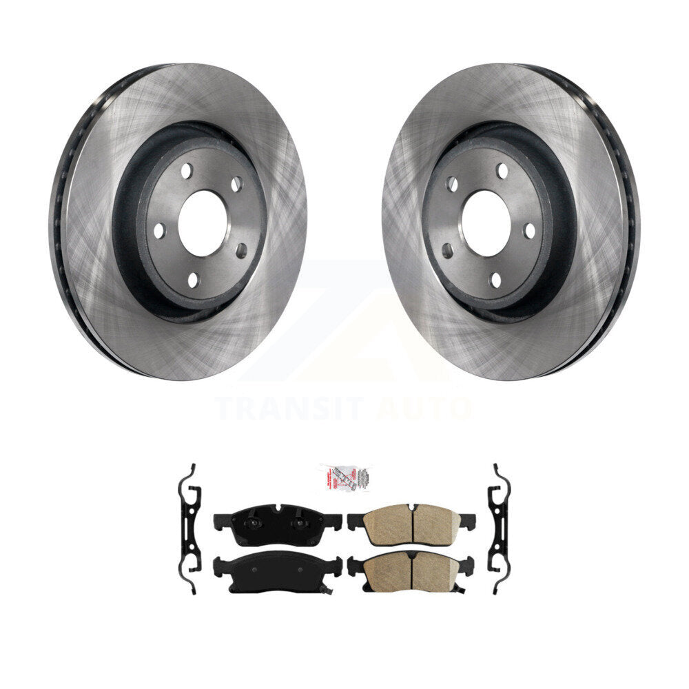 Transit Auto K8A-103856 Disc Brake Kit for 2011-2024 Jeep Grand Cherokee WK, Dodge Durango, Jeep Grand Cherokee - Front product image