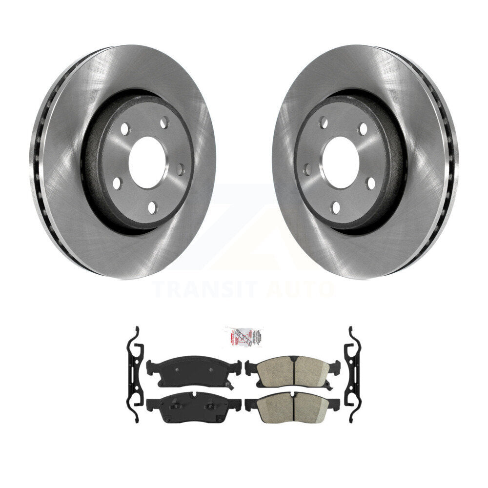 Transit Auto K8A-103857 Disc Brake Kit for 2011-2023 Dodge Durango, Jeep Grand Cherokee - Front product image