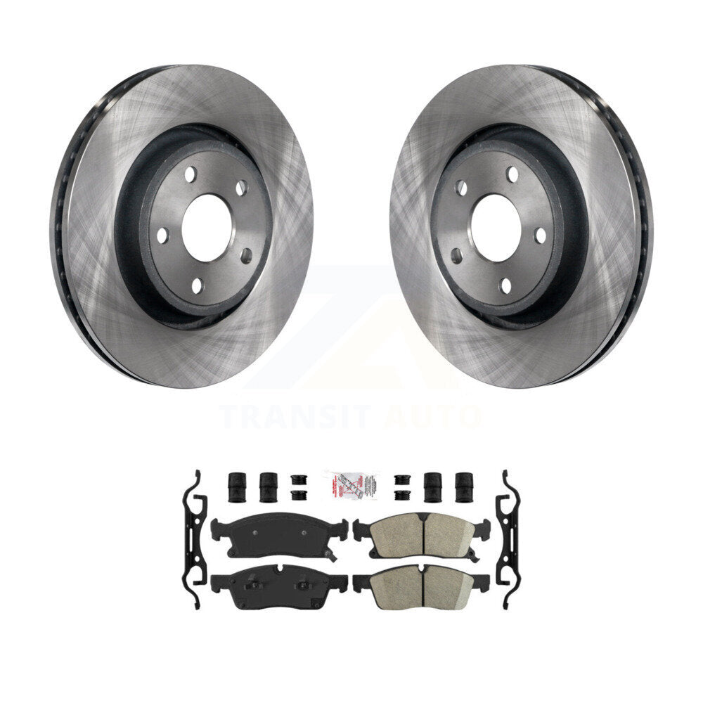 Transit Auto K8A-103860 Disc Brake Kit for 2011-2024 Jeep Grand Cherokee WK, Dodge Durango, Jeep Grand Cherokee - Front product image