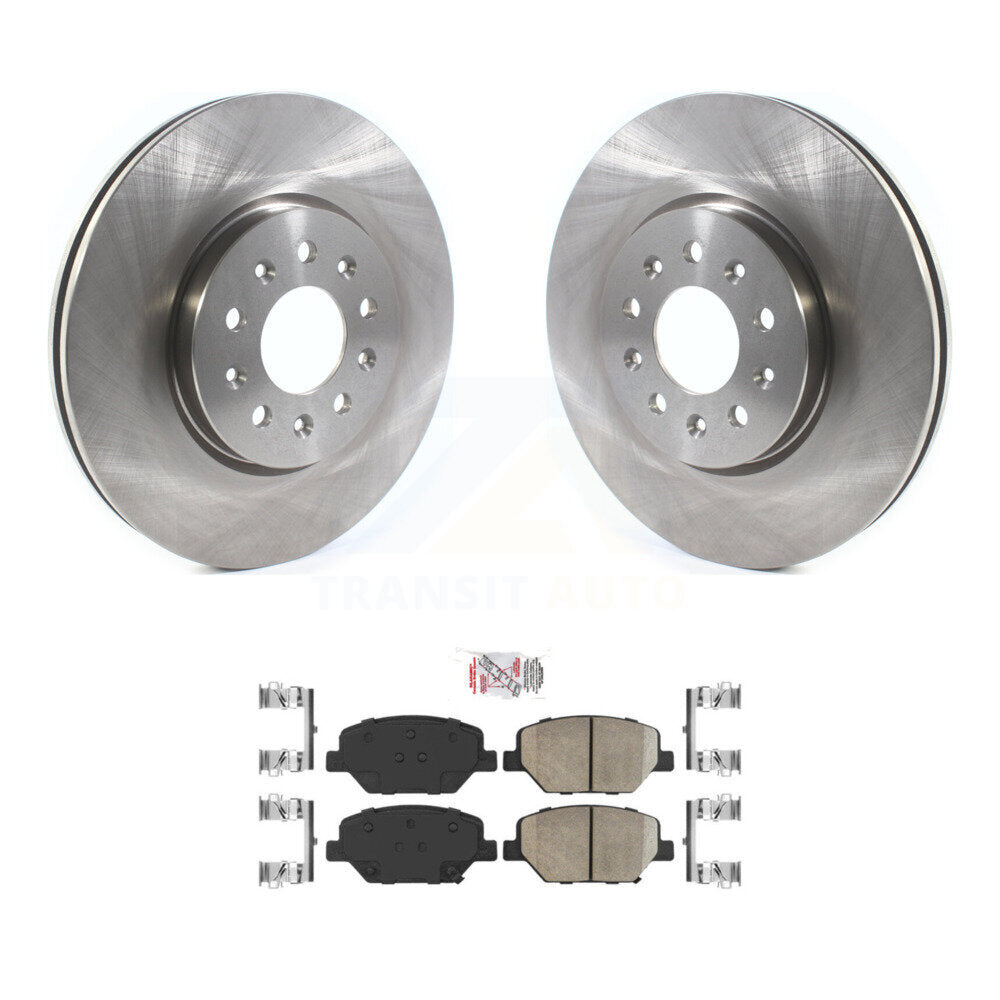 Transit Auto K8A-103922 Disc Brake Kit for 2016-2020 Chevrolet Equinox, GMC Terrain, Buick Regal Sportback & more - Front product image
