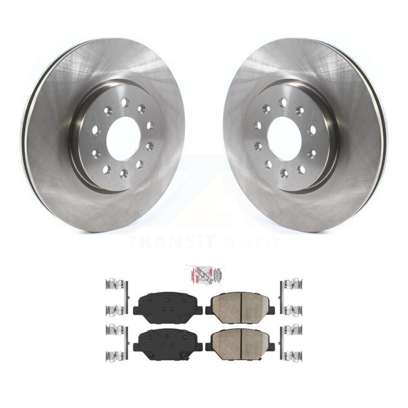 Transit Auto K8A-103922 Disc Brake Kit for 2016-2020 Chevrolet Equinox, GMC Terrain, Buick Regal Sportback & more - Front product image