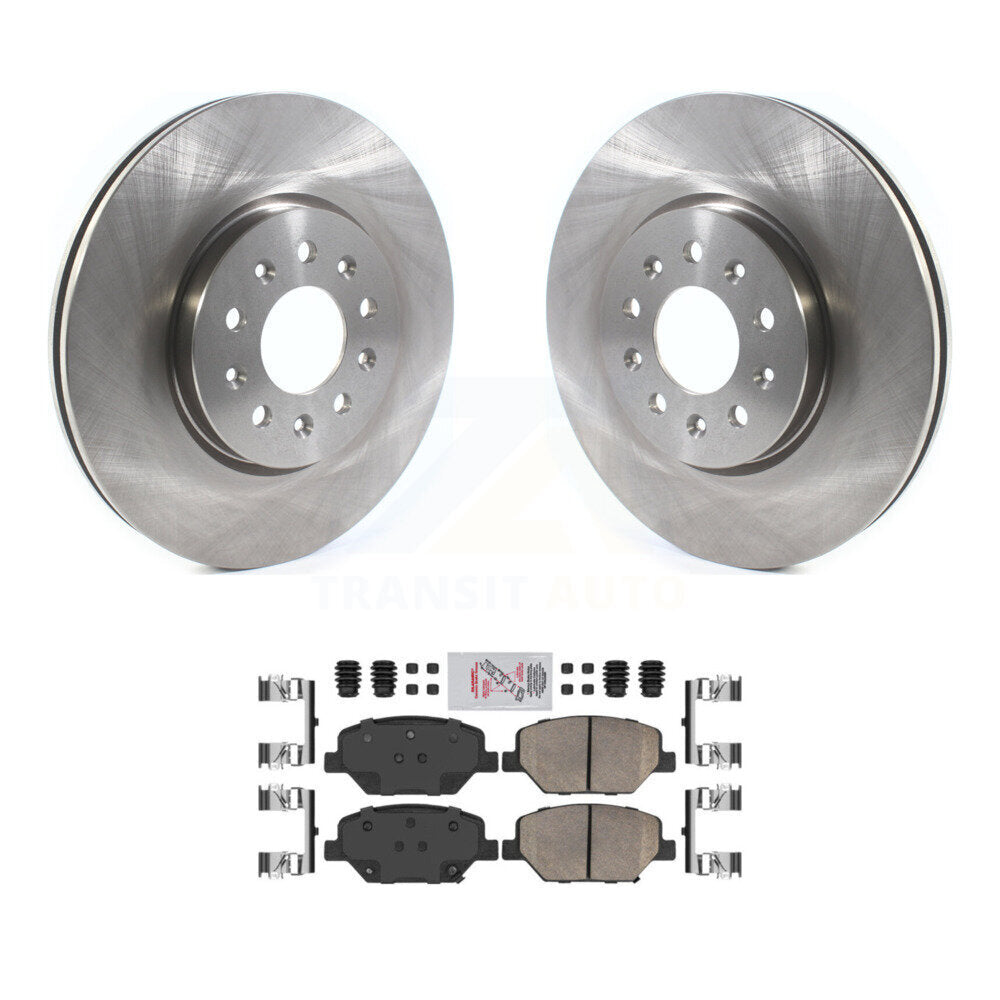 Transit Auto K8A-103923 Disc Brake Kit for 2016-2020 Chevrolet Equinox, GMC Terrain, Buick Regal Sportback & more - Front product image
