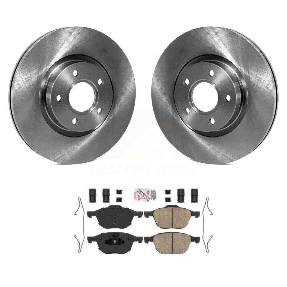 Transit Auto K8A-104128 Disc Brake Kit for 2004-2019 Ford Escape, Ford C-Max, Volvo C30 & more - Front product image