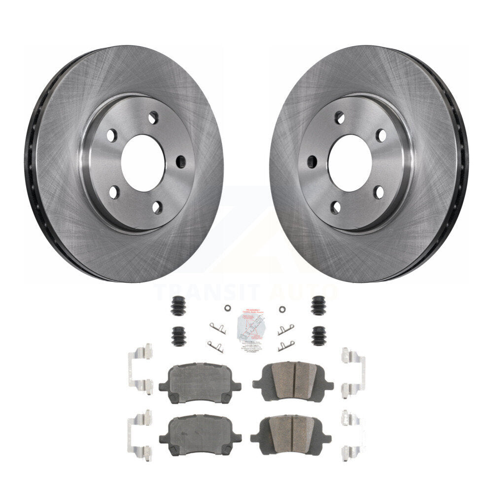 Transit Auto K8A-104442 Disc Brake Kit for 2004-2008 Chevrolet Malibu, Pontiac G6 - Front product image