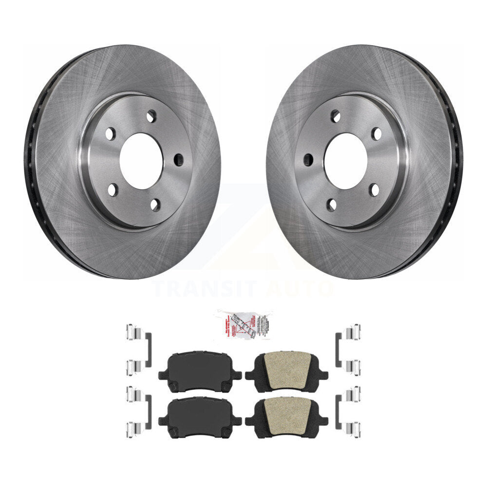 Transit Auto K8A-104443 Disc Brake Kit for 2004-2008 Chevrolet Malibu, Pontiac G6 - Front product image