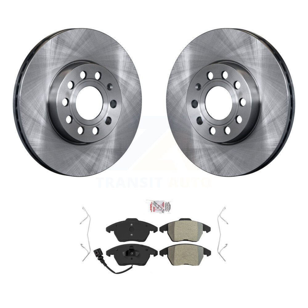 Transit Auto K8A-104458 Disc Brake Kit for 2005-2019 Volkswagen Beetle, Volkswagen Jetta, Volkswagen GTI - Front product image