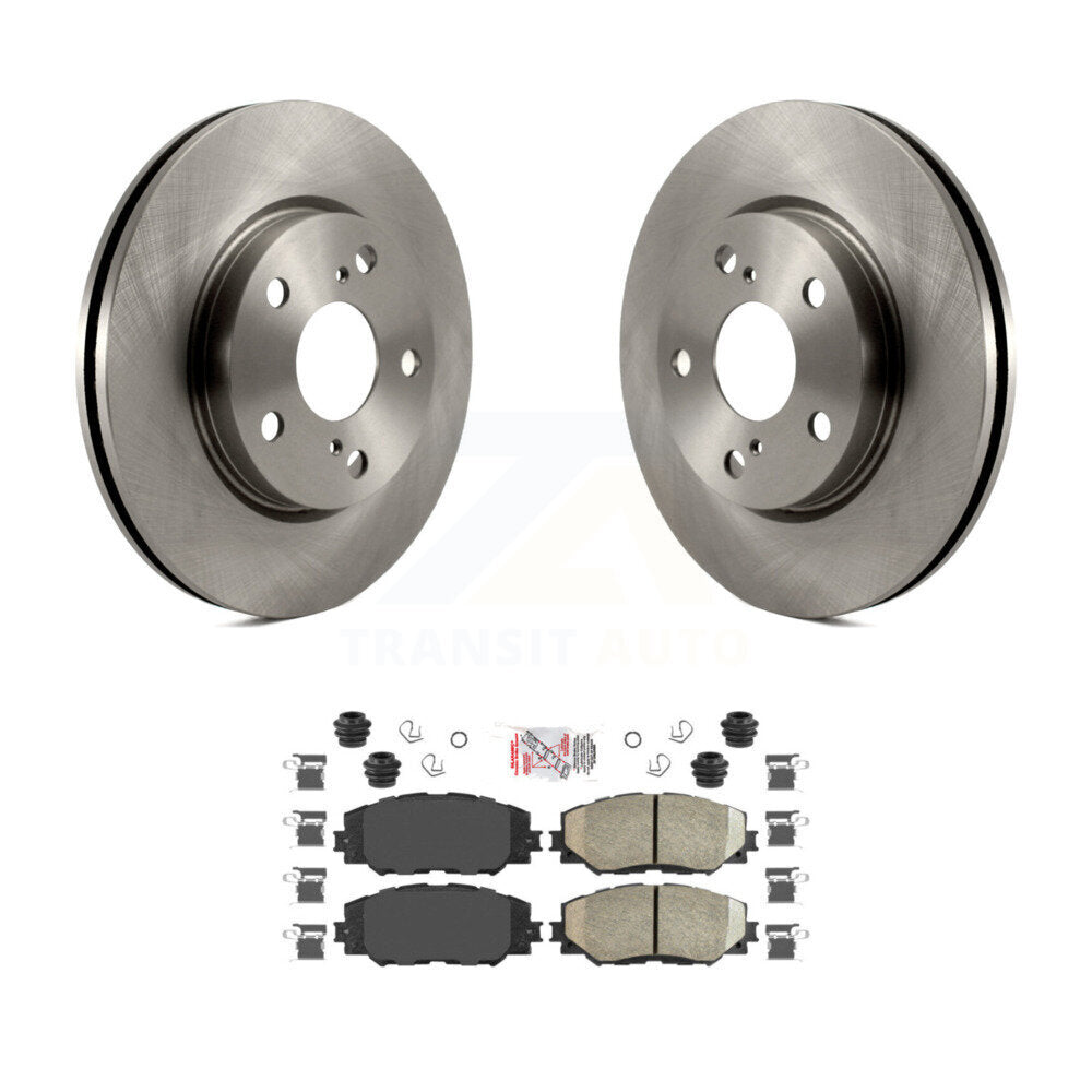 Transit Auto K8A-104503 Disc Brake Kit for 2006-2018 Toyota RAV4, Toyota Prius V, Lexus HS250h & more - Front product image