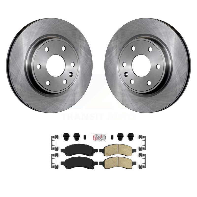 Transit Auto K8A-104534 Disc Brake Kit for 2007-2017 GMC Acadia Limited, Chevrolet Traverse, Buick Enclave & more - Front product image