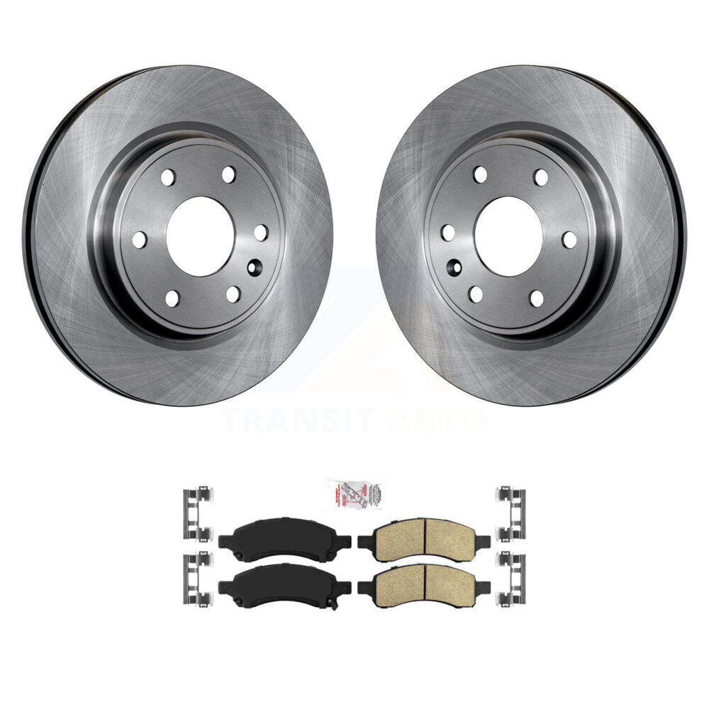 Transit Auto K8A-104535 Disc Brake Kit for 2007-2017 GMC Acadia Limited, Chevrolet Traverse, Buick Enclave & more - Front product image
