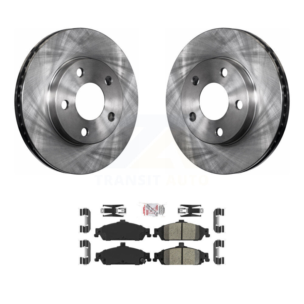 Transit Auto K8A-104768 Disc Brake Kit for 1997-2005 Chevrolet Classic, Oldsmobile Alero, Pontiac Grand Am & more - Front product image
