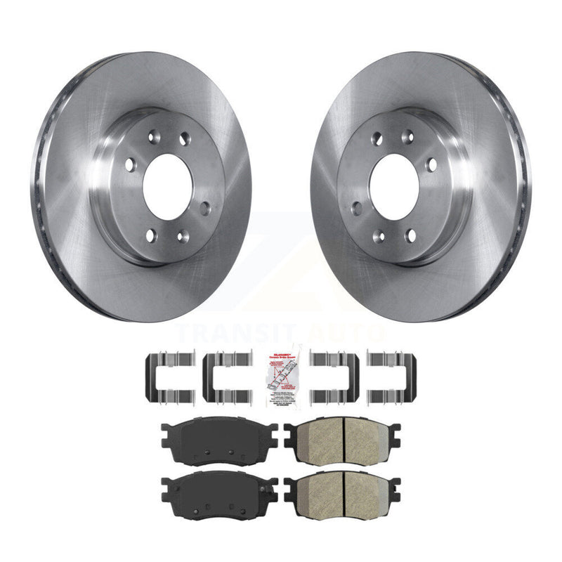 Transit Auto K8A-104772 Disc Brake Kit for 2006-2011 Hyundai Accent, Kia Rio, Kia Rio5 - Front product image